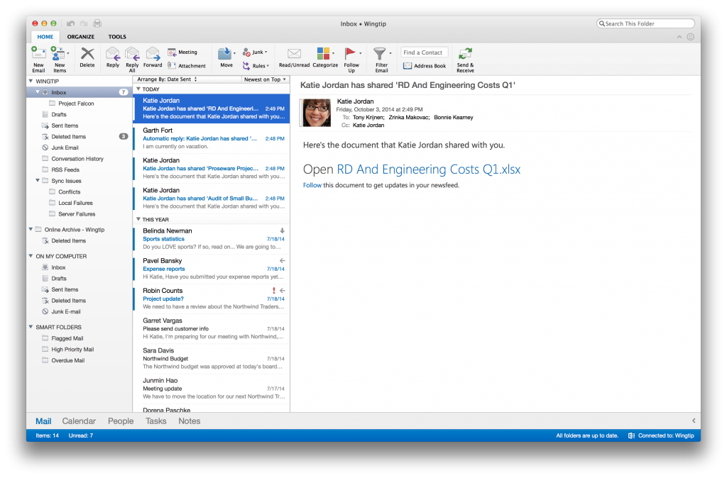 one time purchase of outlook for mac