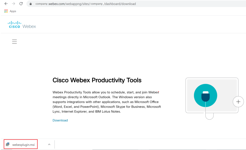 webex productivity tools for mac outlook 2015
